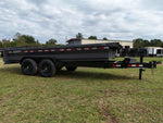 16' Stryker EDT Bumper Pull Dump Trailer 20" Side Walls - (2) 7k Axles 4050