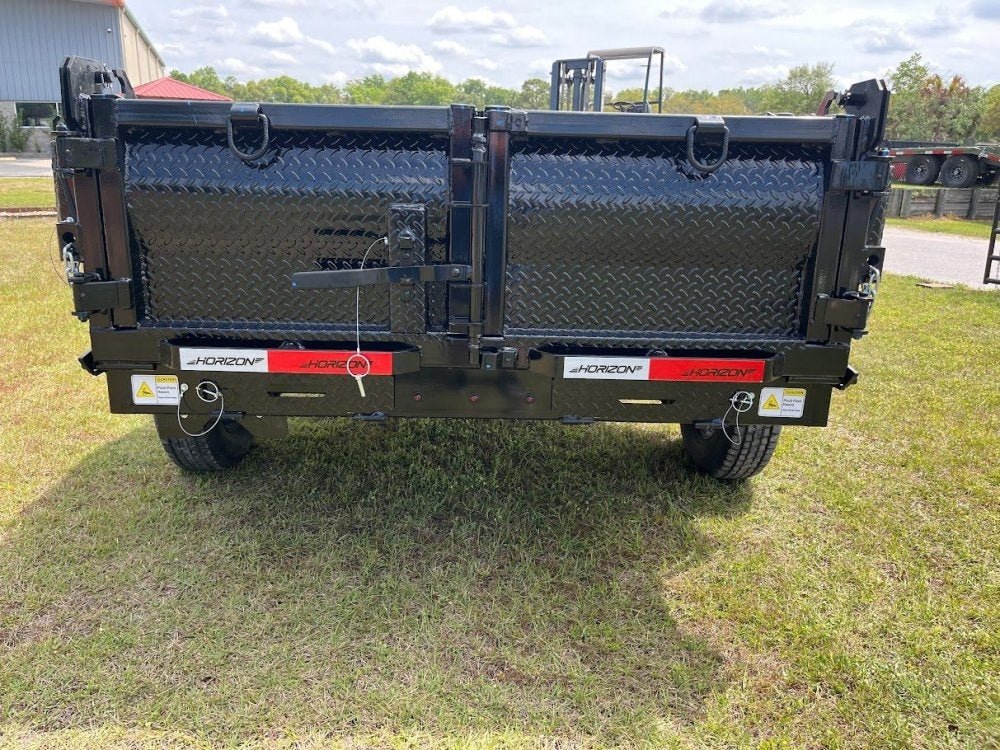 8' HZ5 Dump Trailer Single 3.5K Axle 18" Side Walls 8946 - Stryker Dealership Group