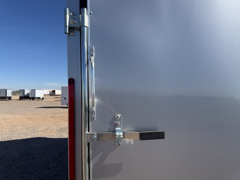 8.5 x 16 Outback DLX Flat Top V Nose Car Hauler (2) - 3500 lbs Axles - Enclosed - Stryker Dealership Group