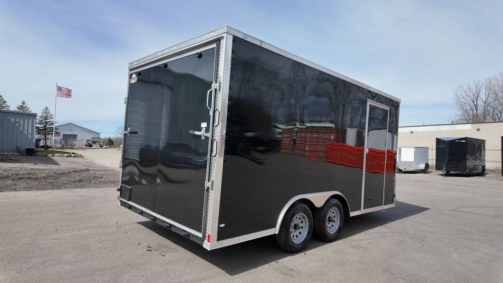 8.5 x 16 TA Enclosed Trailer - (2) .080 Polycore - Semi Screwless - Enclosed - Stryker Dealership Group