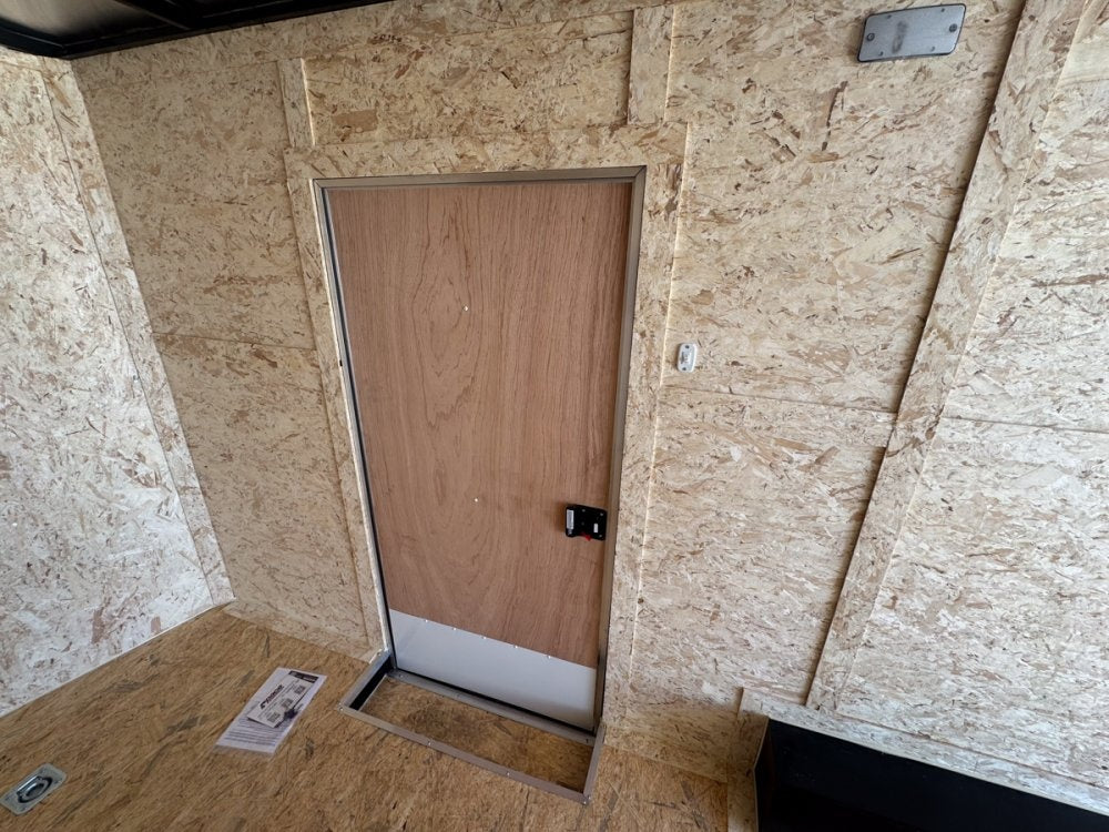 8.5 x 18 Outback DLX Flat Top V Nose Car Hauler - (2) 5200 lbs Axles - Enclosed - Stryker Dealership Group