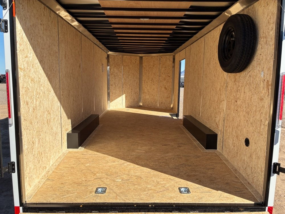 8.5 x 20 Journey SE Flat Top Sloped V Nose Car Hauler (2) 5200 lbs Axles - Enclosed - Stryker Dealership Group