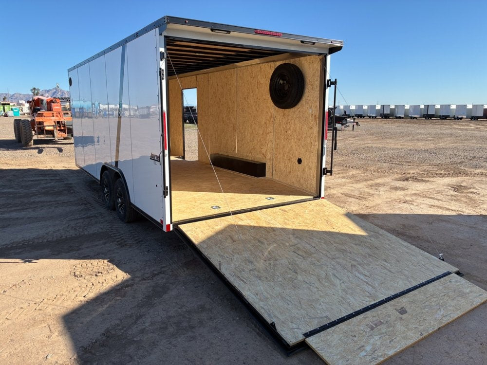 8.5 x 20 Journey SE Flat Top Sloped V Nose Car Hauler (2) 5200 lbs Axles - Enclosed - Stryker Dealership Group