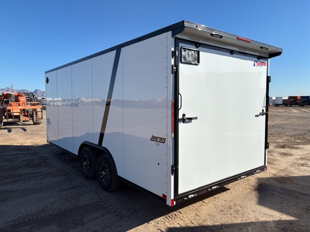 8.5 x 20 Journey SE Flat Top Sloped V Nose Car Hauler (2) 5200 lbs Axles - Enclosed - Stryker Dealership Group