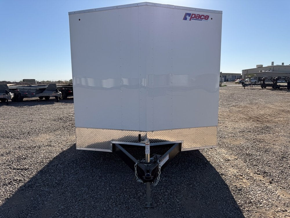 8.5 x 20 Outback DLX Flat Top V Nose Car Hauler 10k (2) - 5200 lbs Axles - Enclosed - Stryker Dealership Group