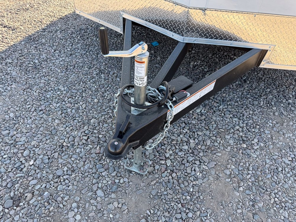 8.5 x 20 Outback DLX Flat Top V Nose Car Hauler 10k (2) - 5200 lbs Axles - Enclosed - Stryker Dealership Group