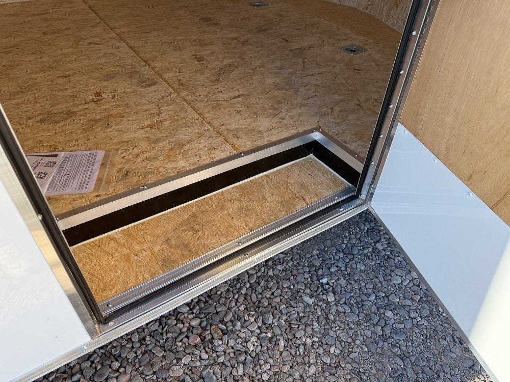 8.5 x 20 Outback DLX Flat Top V Nose Car Hauler 10k (2) - 5200 lbs Axles - Enclosed - Stryker Dealership Group