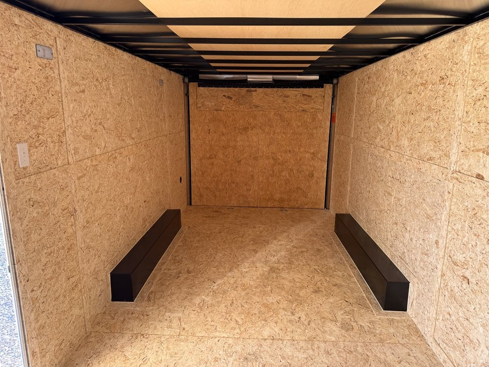 8.5 x 20 Outback DLX Flat Top V Nose Car Hauler 10k (2) - 5200 lbs Axles - Enclosed - Stryker Dealership Group