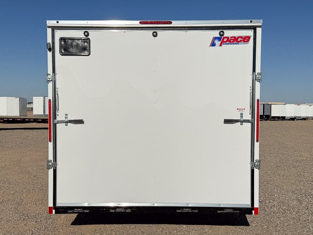 8.5 x 20 Outback DLX Flat Top V Nose Car Hauler 10k (2) - 5200 lbs Axles - Enclosed - Stryker Dealership Group