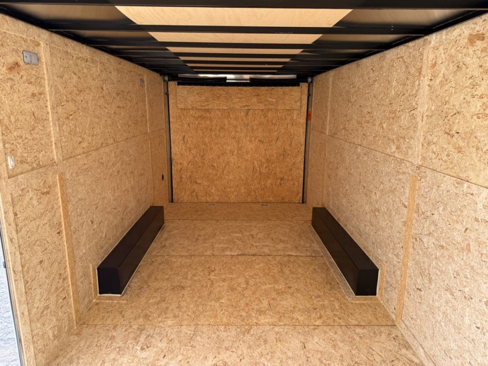 8.5 x 20 Outback DLX Flat Top V Nose Car Hauler (2) - 5200 lbs Axles - Enclosed - Stryker Dealership Group