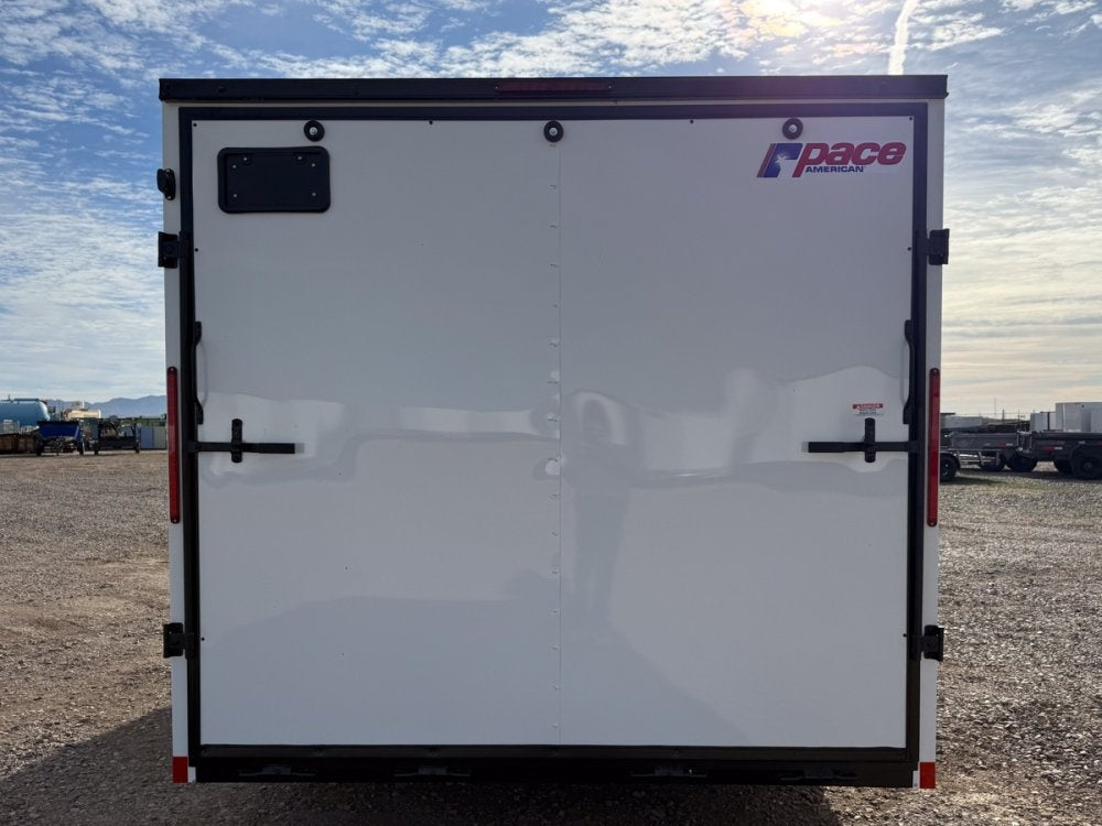 8.5 x 20 Outback DLX Flat Top V Nose Car Hauler (2) - 5200 lbs Axles - Enclosed - Stryker Dealership Group