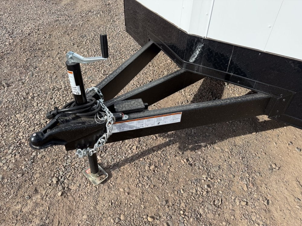 8.5 x 20 Outback DLX Flat Top V Nose Car Hauler (2) - 5200 lbs Axles - Enclosed - Stryker Dealership Group