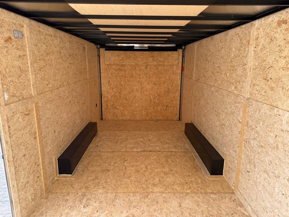 8.5 x 20 Outback DLX Flat Top V Nose Car Hauler (2) - 5200 lbs Axles - Enclosed - Stryker Dealership Group