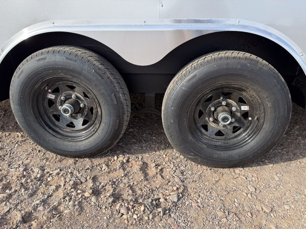 8.5 x 20 Outback DLX Flat Top V Nose Car Hauler (2) - 5200 lbs Axles - Enclosed - Stryker Dealership Group