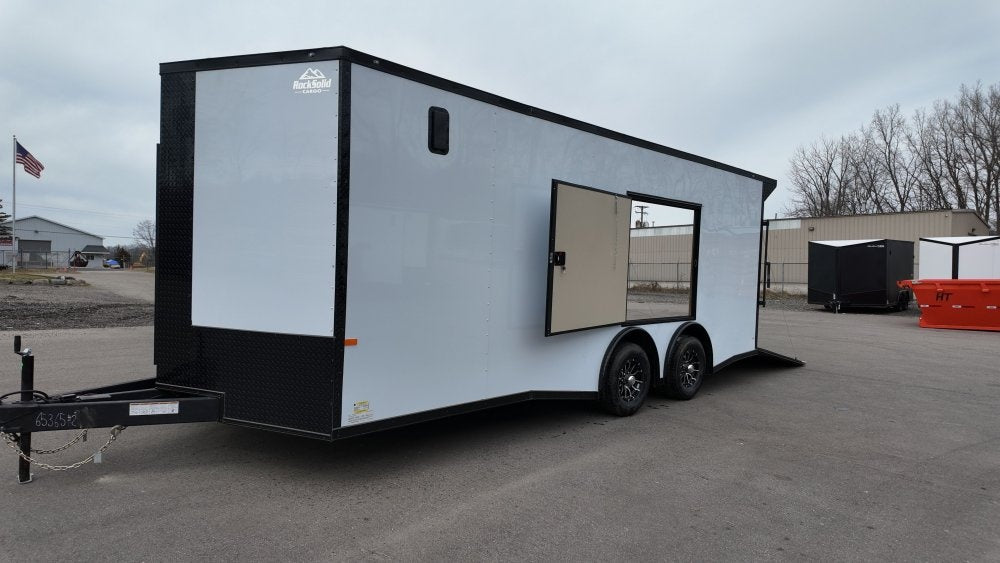 8.5 x 20 TA Enclosed Race Trailer - (2) 5200lb Axles - Black Out Package - .080 Polycore - Enclosed - Stryker Dealership Group