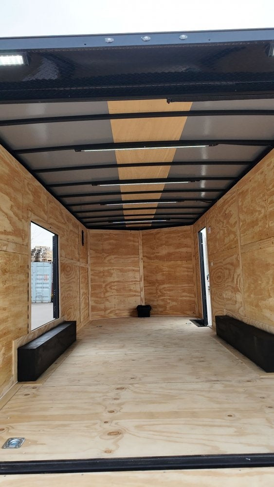 8.5 x 20 TA Enclosed Race Trailer - (2) 5200lb Axles - Black Out Package - .080 Polycore - Enclosed - Stryker Dealership Group