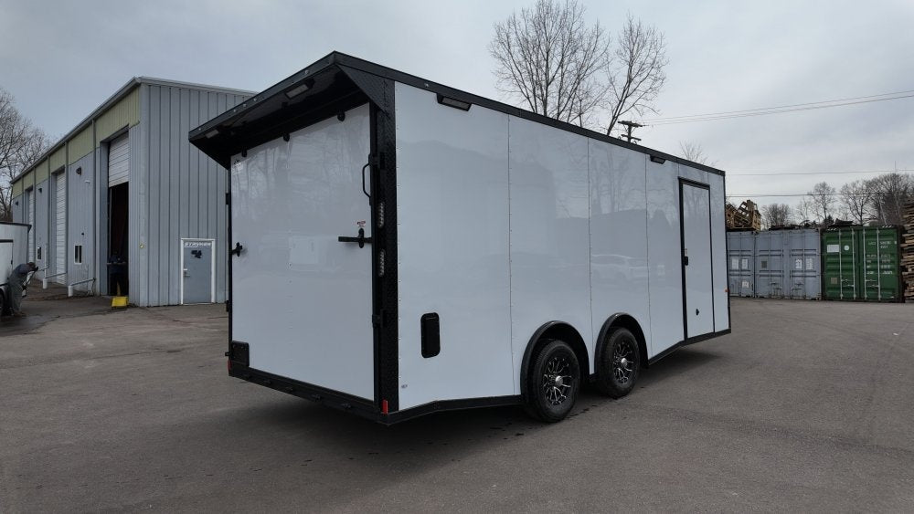 8.5 x 20 TA Enclosed Race Trailer - (2) 5200lb Axles - Black Out Package - .080 Polycore - Enclosed - Stryker Dealership Group