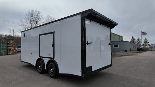 8.5 x 20 TA Enclosed Race Trailer - (2) 5200lb Axles - Black Out Package - .080 Polycore - Enclosed - Stryker Dealership Group
