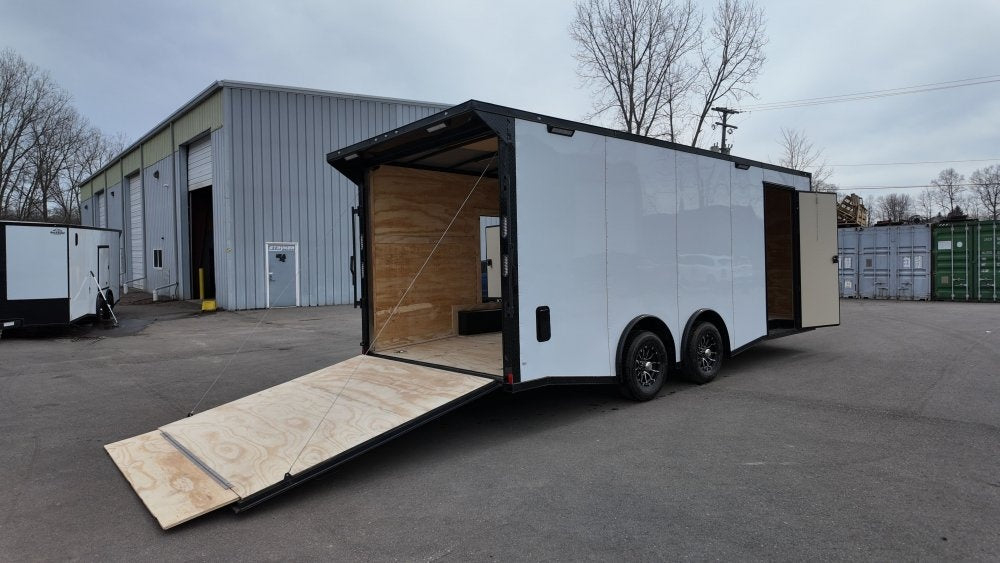 8.5 x 20 TA Enclosed Race Trailer - (2) 5200lb Axles - Black Out Package - .080 Polycore - Enclosed - Stryker Dealership Group