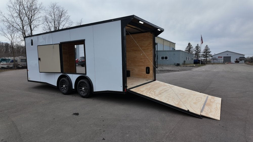 8.5 x 20 TA Enclosed Race Trailer - (2) 5200lb Axles - Black Out Package - .080 Polycore - Enclosed - Stryker Dealership Group