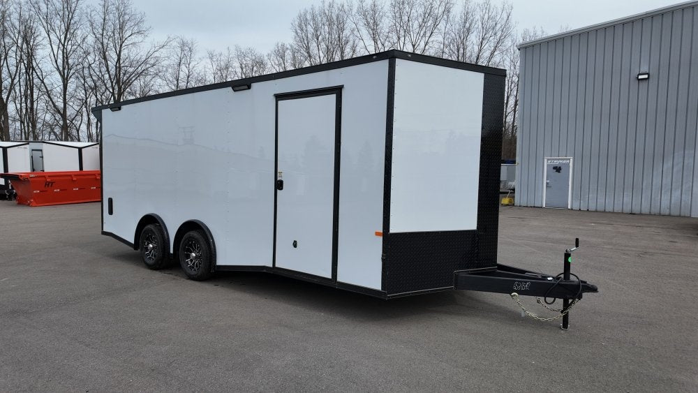 8.5 x 20 TA Enclosed Race Trailer - (2) 5200lb Axles - Black Out Package - .080 Polycore - Enclosed - Stryker Dealership Group