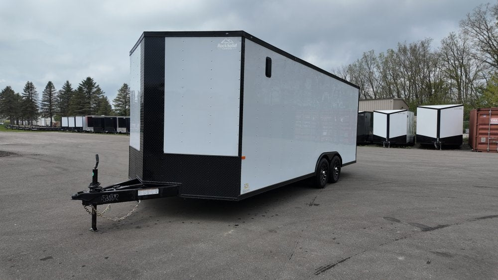 8.5 x 20 TA Enclosed Trailer - (2) 5200lb Axles - Black Out Package - .080 Polycore - Enclosed - Stryker Dealership Group