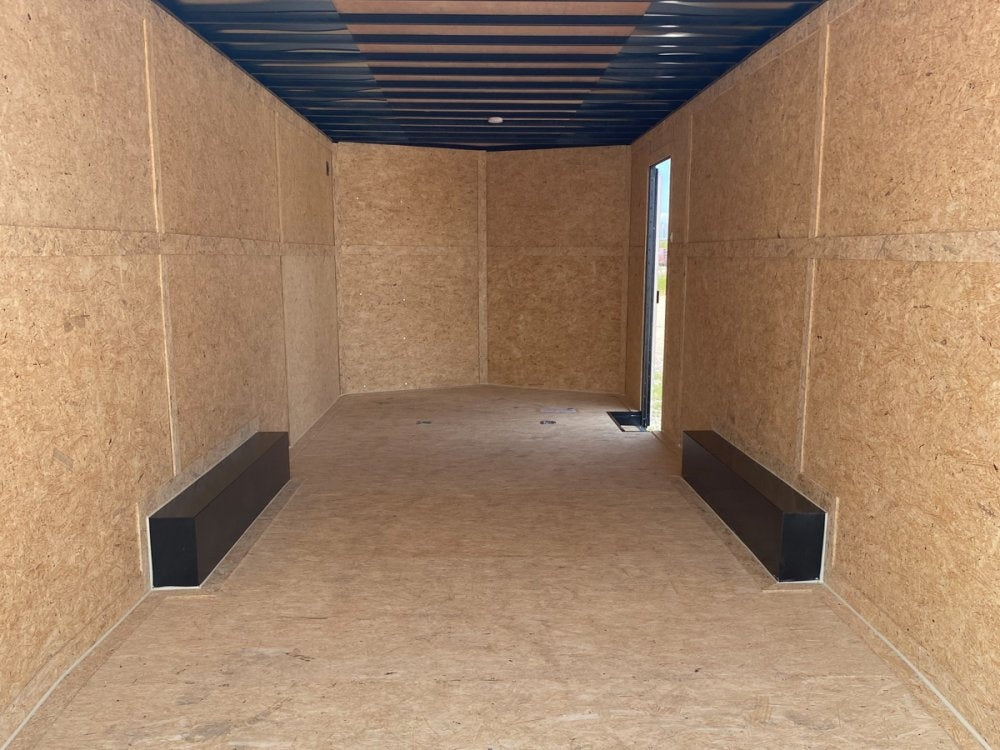 8.5 x 24 Journey SE Flat Top Sloped V Nose Car Hauler (2) 5200 lbs Axles - Enclosed - Stryker Dealership Group