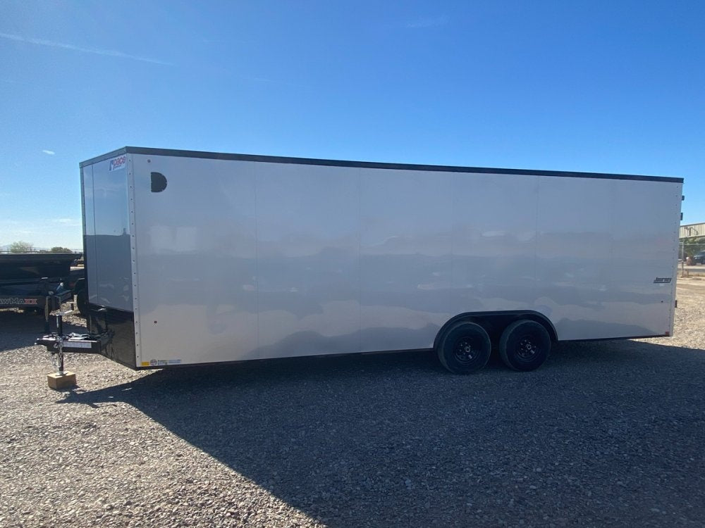 8.5 x 24 Journey SE Flat Top Sloped V Nose Car Hauler (2) 5200 lbs Axles - Enclosed - Stryker Dealership Group