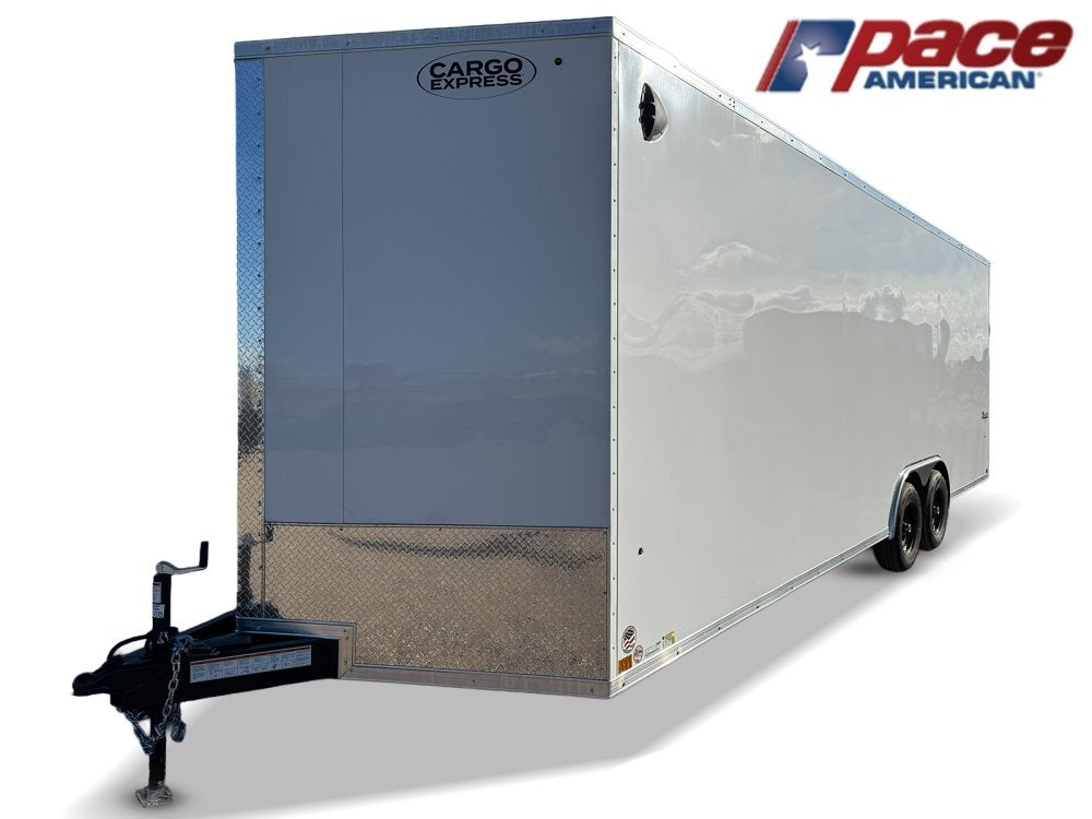 8.5 x 24 Journey SE Flat Top Sloped V Nose Car Hauler (2) 5200 lbs Axles - Enclosed - Stryker Dealership Group