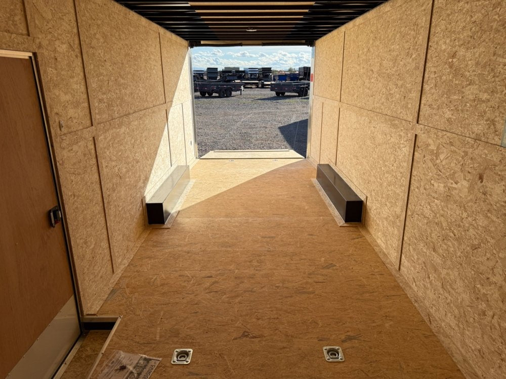 8.5 x 24 Journey SE Flat Top Sloped V Nose Car Hauler (2) 5200 lbs Axles - Enclosed - Stryker Dealership Group