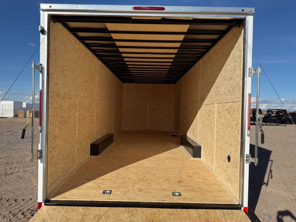 8.5 x 24 Journey SE Flat Top Sloped V Nose Car Hauler (2) 5200 lbs Axles - Enclosed - Stryker Dealership Group