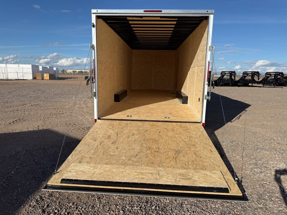 8.5 x 24 Journey SE Flat Top Sloped V Nose Car Hauler (2) 5200 lbs Axles - Enclosed - Stryker Dealership Group