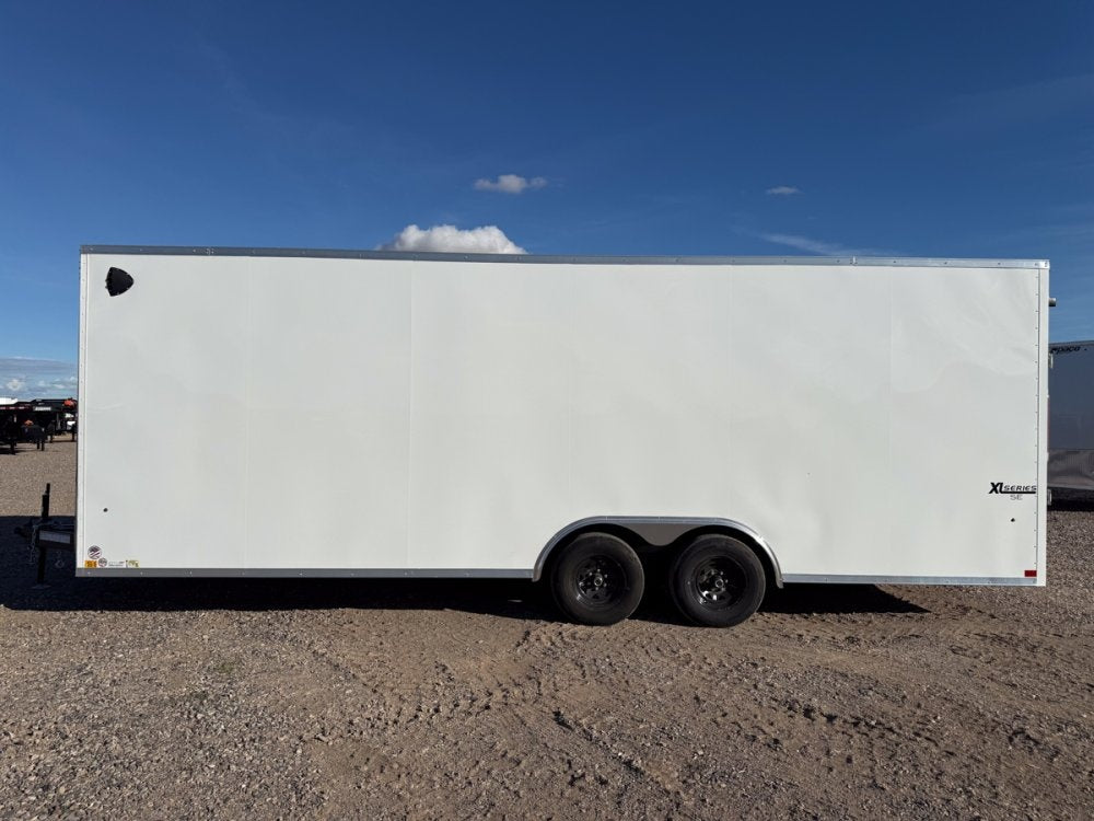 8.5 x 24 Journey SE Flat Top Sloped V Nose Car Hauler (2) 5200 lbs Axles - Enclosed - Stryker Dealership Group