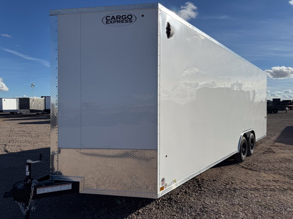 8.5 x 24 Journey SE Flat Top Sloped V Nose Car Hauler (2) 5200 lbs Axles - Enclosed - Stryker Dealership Group