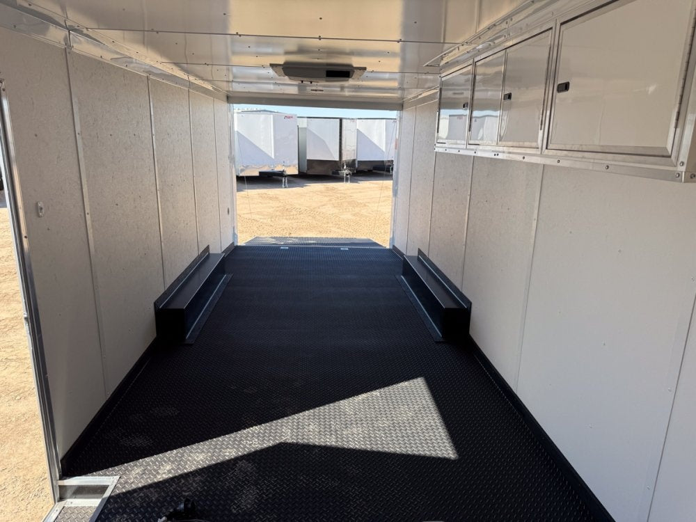 8.5 x 24 Journey SE Flat Top Sloped V Nose Car Hauler (2) 5200 lbs Axles - Enclosed - Stryker Dealership Group