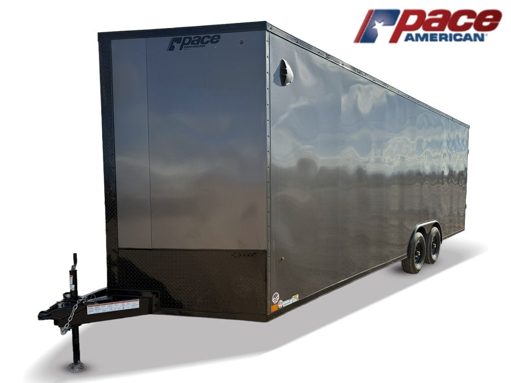 8.5 x 24 Journey SE Flat Top Sloped V Nose Car Hauler (2) 5200 lbs Axles - Enclosed - Stryker Dealership Group