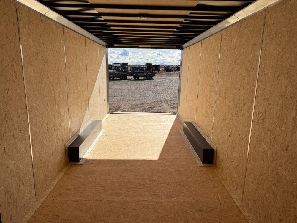 8.5 x 24 Journey SE Flat Top Sloped V Nose Car Hauler (2) 5200 lbs Axles - Enclosed - Stryker Dealership Group