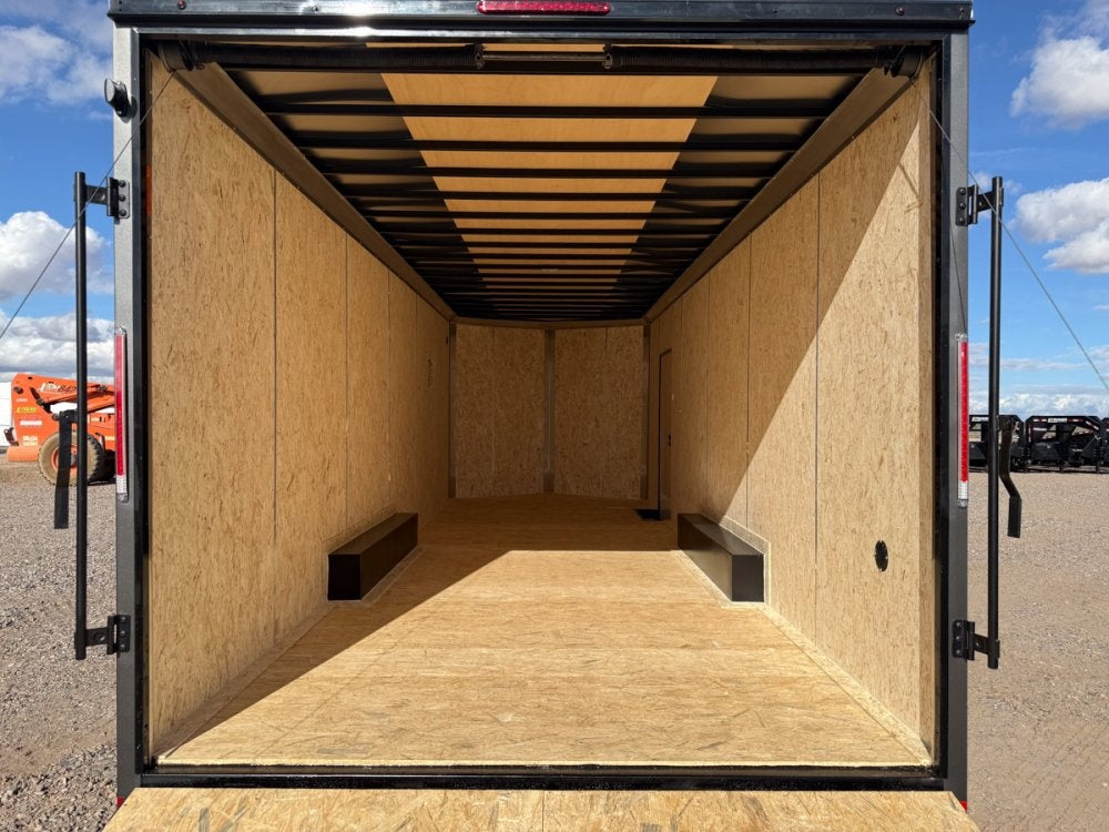 8.5 x 24 Journey SE Flat Top Sloped V Nose Car Hauler (2) 5200 lbs Axles - Enclosed - Stryker Dealership Group