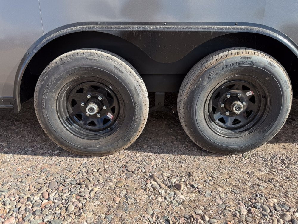 8.5 x 24 Journey SE Flat Top Sloped V Nose Car Hauler (2) 5200 lbs Axles - Enclosed - Stryker Dealership Group