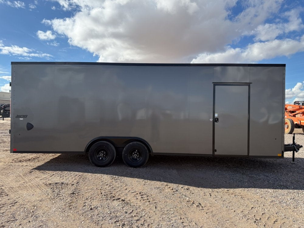 8.5 x 24 Journey SE Flat Top Sloped V Nose Car Hauler (2) 5200 lbs Axles - Enclosed - Stryker Dealership Group