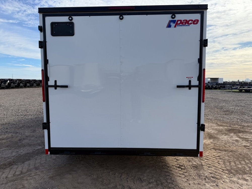 8.5 x 24 Outback DLX Flat Top V Nose Car Hauler (2) - 5200 lbs Axles - Enclosed - Stryker Dealership Group