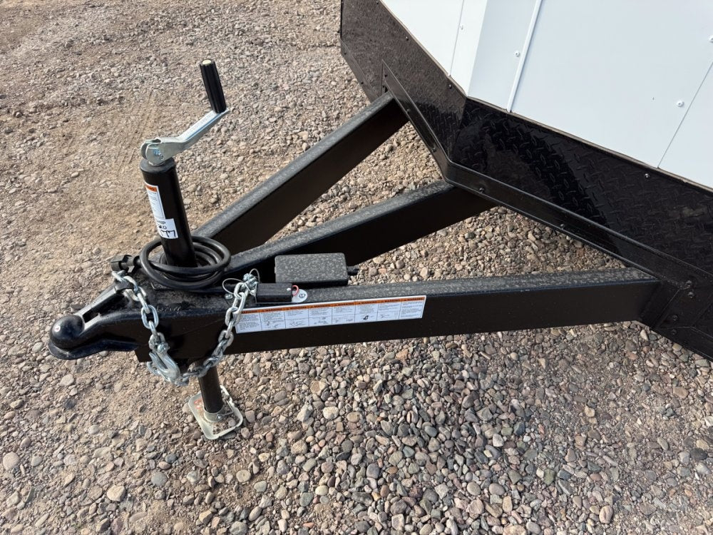 8.5 x 24 Outback DLX Flat Top V Nose Car Hauler (2) - 5200 lbs Axles - Enclosed - Stryker Dealership Group