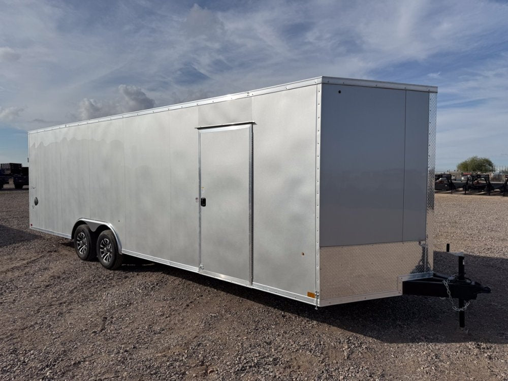 8.5 x 26 Outback SE Flat Top V Nose Car Hauler (2) - 5200 lbs Axles - Enclosed - Stryker Dealership Group