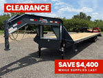 40' Hotshot Elite (2) 10k Axles Mega Ramps DERATED Non-CDL 18 Ply Super Singles 001549
