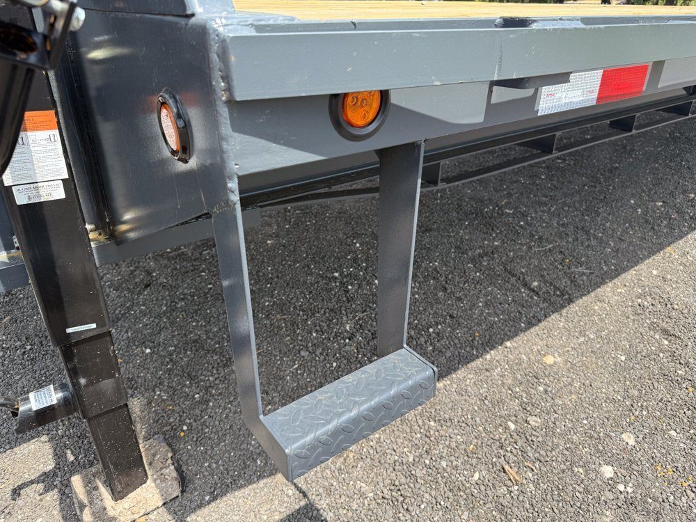 40' Hotshot Elite (2) 10k Axles Mega Ramps DERATED Non-CDL 18 Ply Super Singles 001549