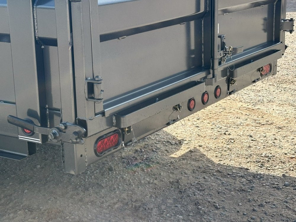 83"x16' Bumper Pull Dump Trailer 48" Sides - 14k GVWR 48613