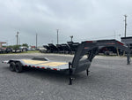 26' Horizon HET Gooseneck Equipment Tilt Trailer Drive Over Fenders - (2) 10K Axles 15457