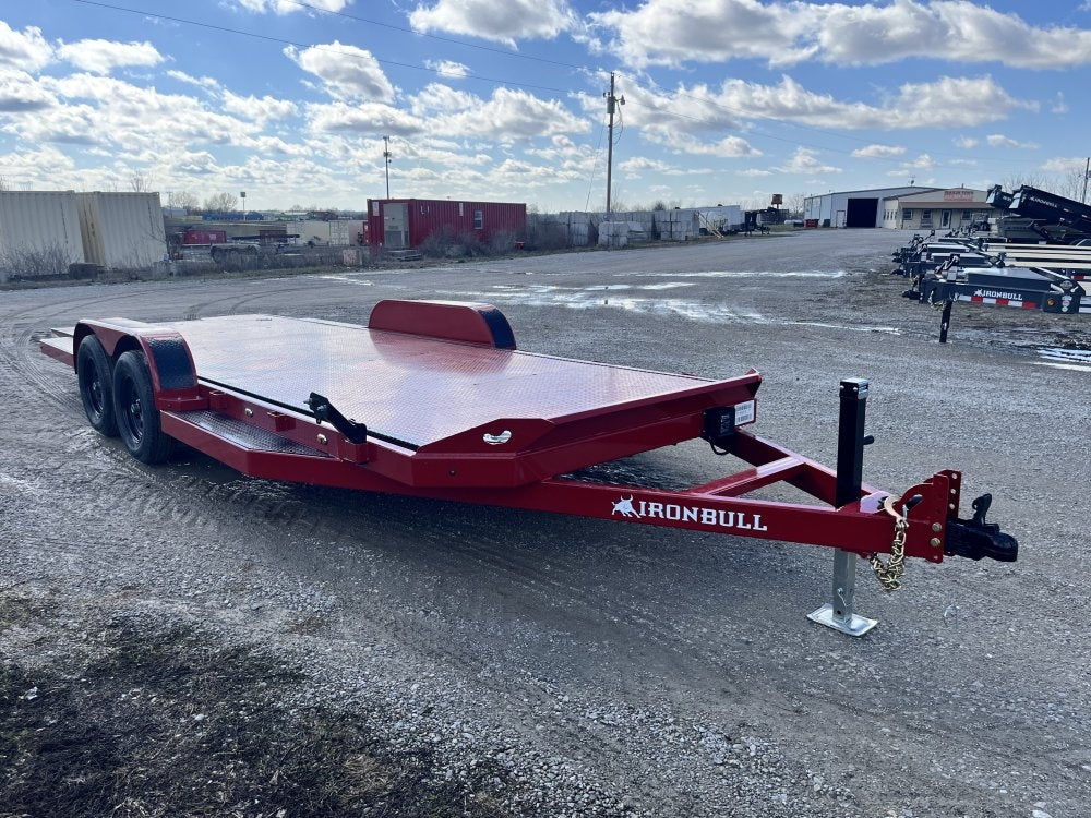 83" X 20' Steel Floor Gravity Tilt Carhauler 7K - Equipment Tilt - Equipment Trailers - Stryker Dealership Group