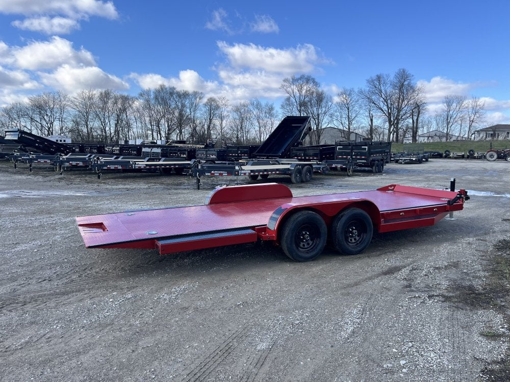 83" X 20' Steel Floor Gravity Tilt Carhauler 7K - Equipment Tilt - Equipment Trailers - Stryker Dealership Group