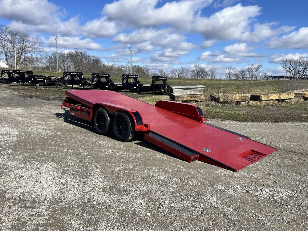 83" X 20' Steel Floor Gravity Tilt Carhauler 7K - Equipment Tilt - Equipment Trailers - Stryker Dealership Group